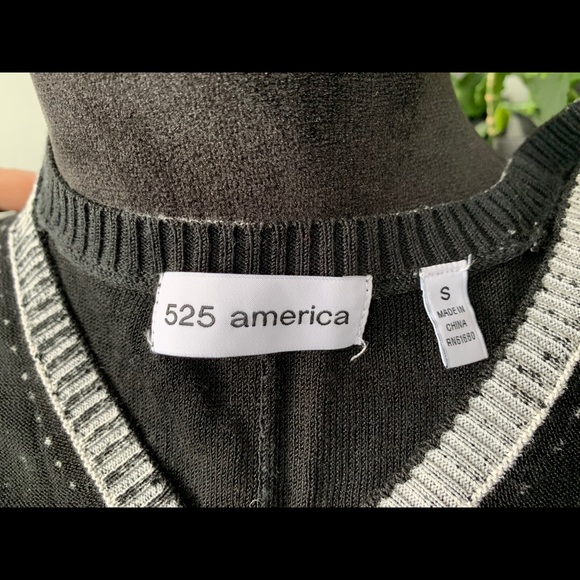 525 America Black Distressed Look Sweater - Picture 3 of 3